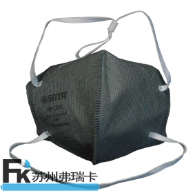 HF0204C 產品名稱：頭戴式KN95活性炭折疊口罩