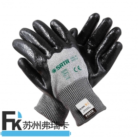 SF0713 產品名稱：丁腈掌浸抗切割耐油手套8
